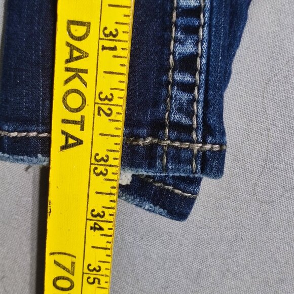 Silver Jeans Tuesday 16 1/2 low-rise slim bootcut women's sz W28/L33 indigo blue - Picture 14 of 16